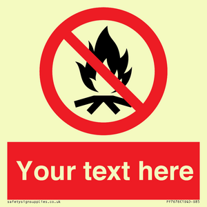 Custom prohibition No campfire